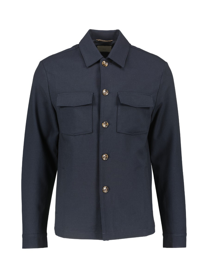Donkerblauwe jas Ronan Seven Dials