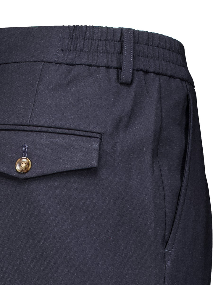 Blauwe geklede broek Bruno Seven Dials