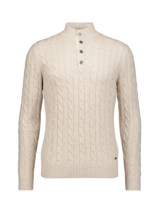 Beige kabeltrui Chicago Seven Dials