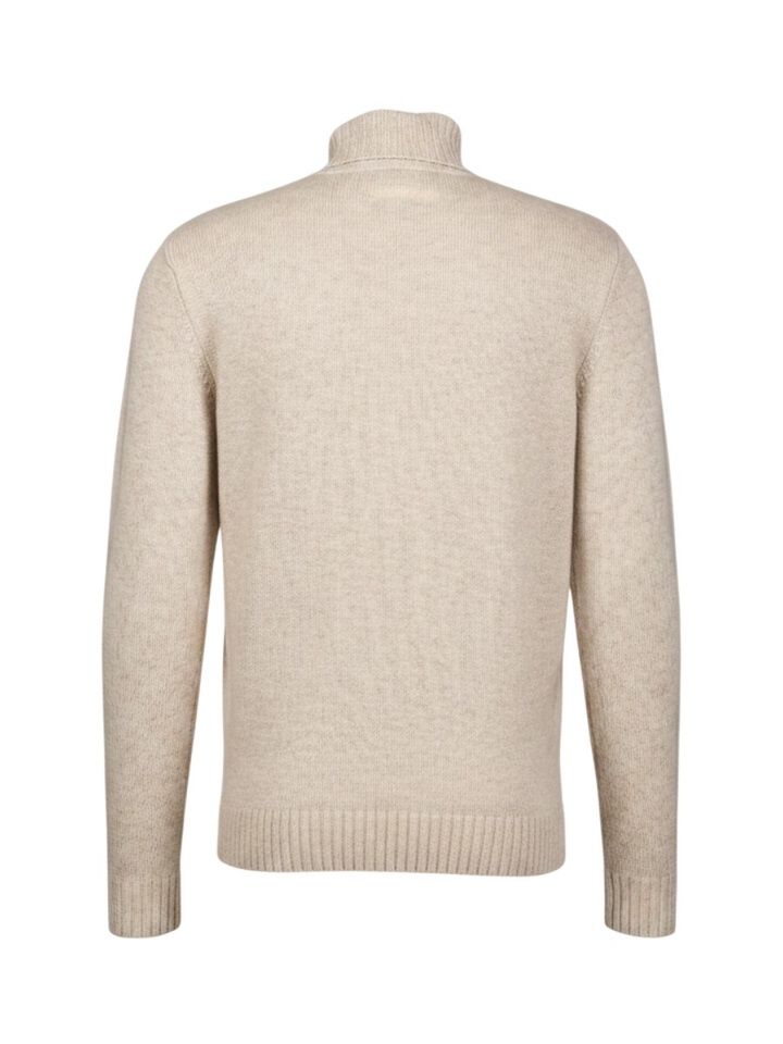Beige kabeltrui BUSAN Seven Dials
