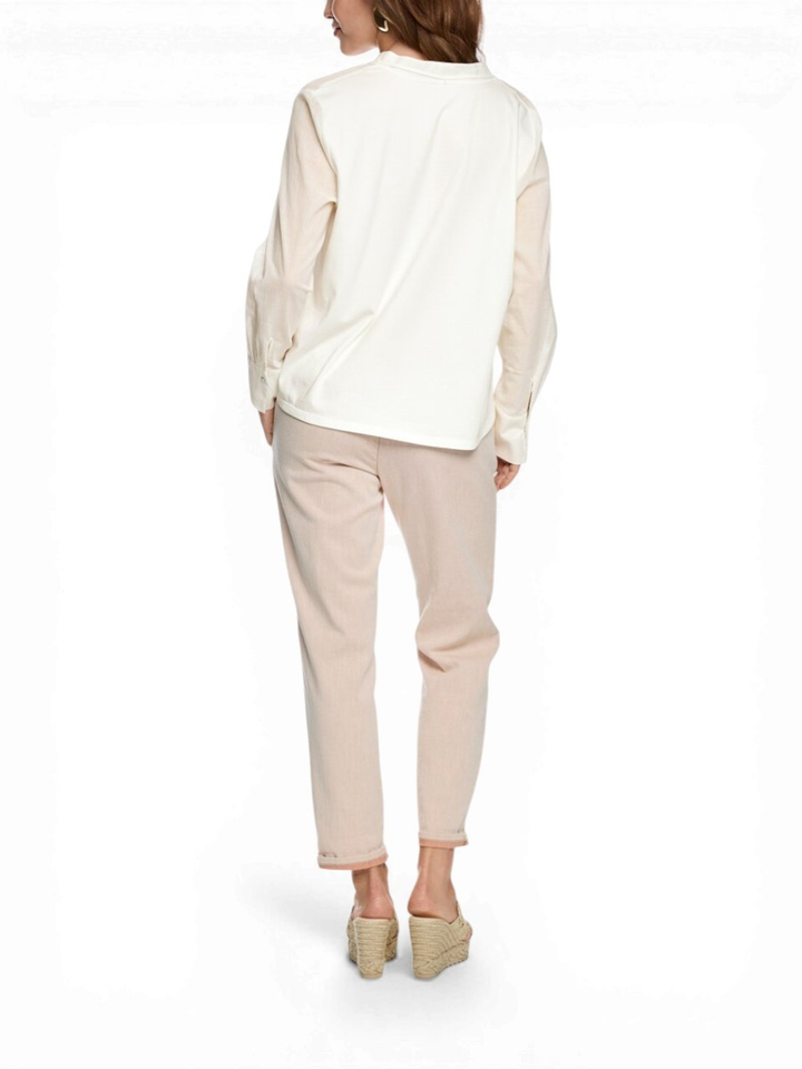 Beige bloes met print Marccain