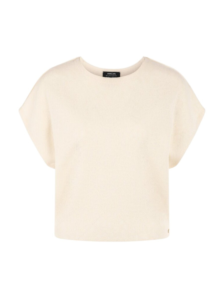 Beige fijn gebreide trui Marccain 