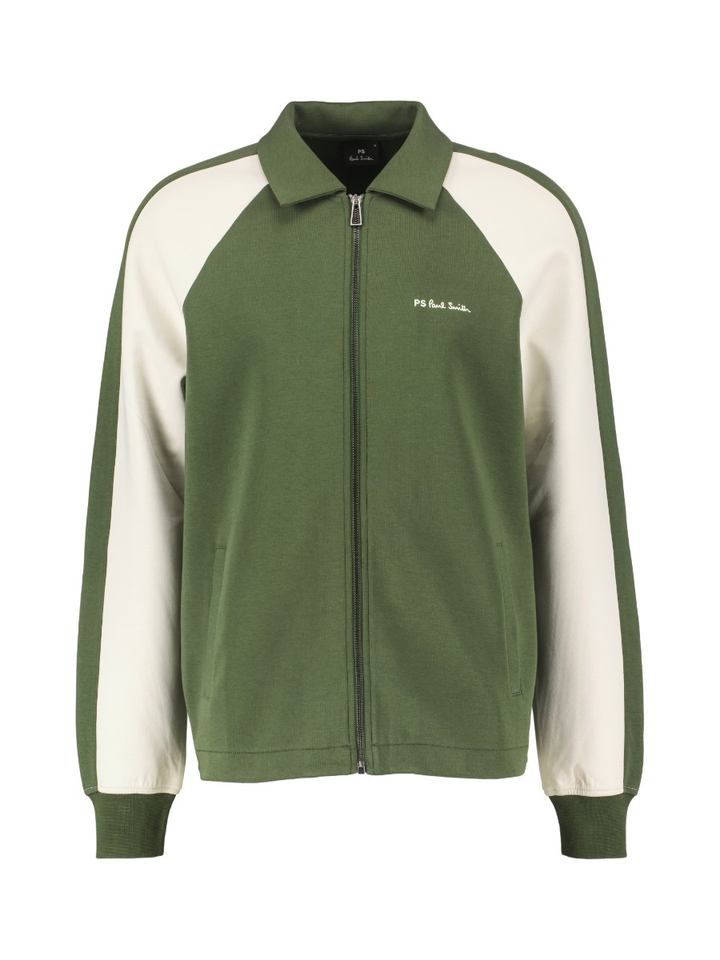 Groene gilet met ritssluiting Paul Smith