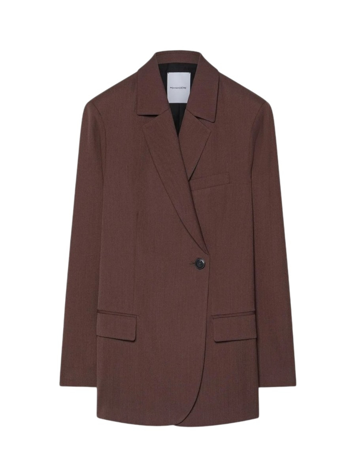 Mauve geklede blazer Pomandère