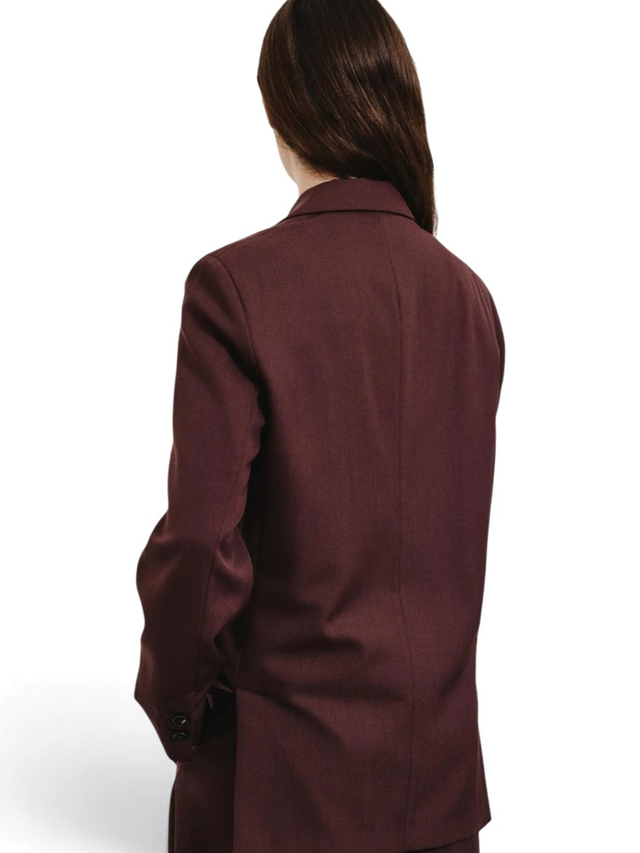 Mauve geklede blazer Pomandère