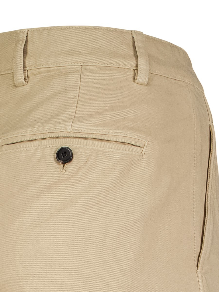 Beige wijde broek met hoge taille Pomandere