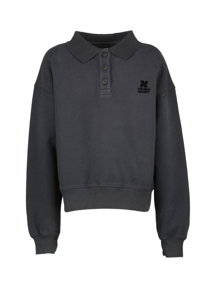 Zwarte polo sweater The New Society