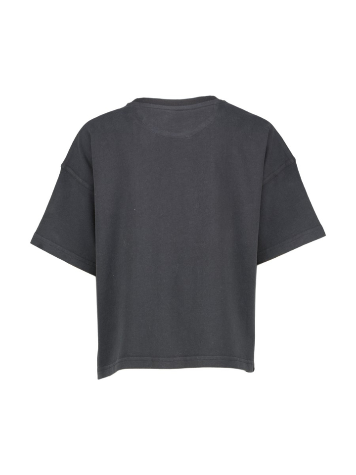 Zwarte T-shirt met logo The New Society 