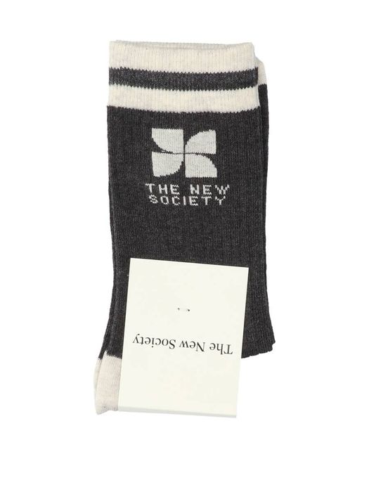 Donkergrijze kousen The New Society