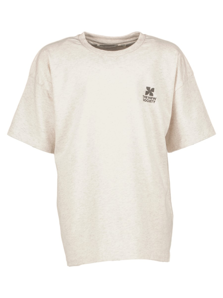 Witte T-shirt The New Society