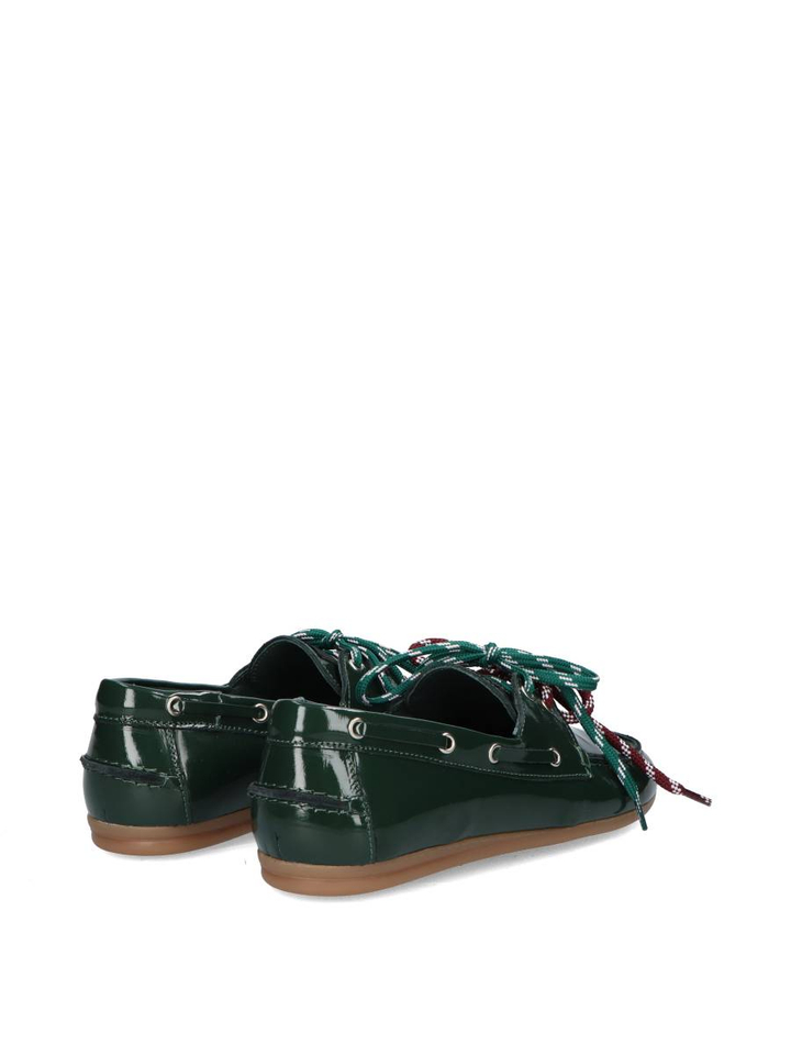 Groene loafers in lakleder Moc Kirruna 