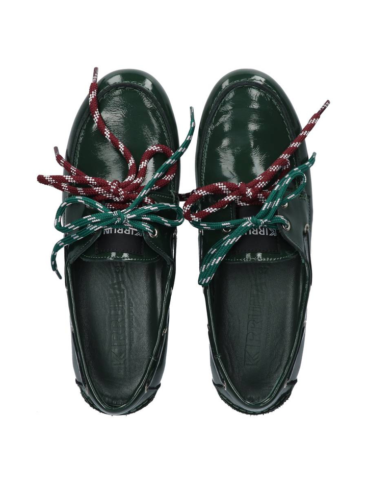 Groene loafers in lakleder Moc Kirruna 