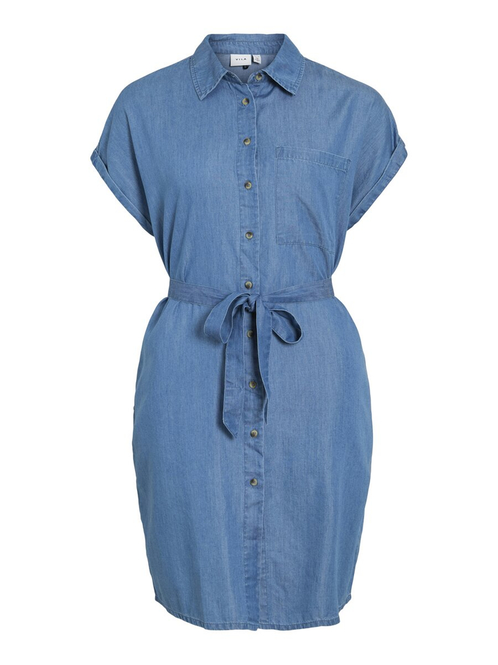 Blauw denim kleed Vinori Vila