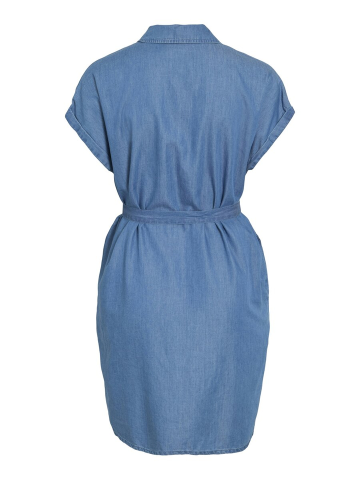 Blauw denim kleed Vinori Vila