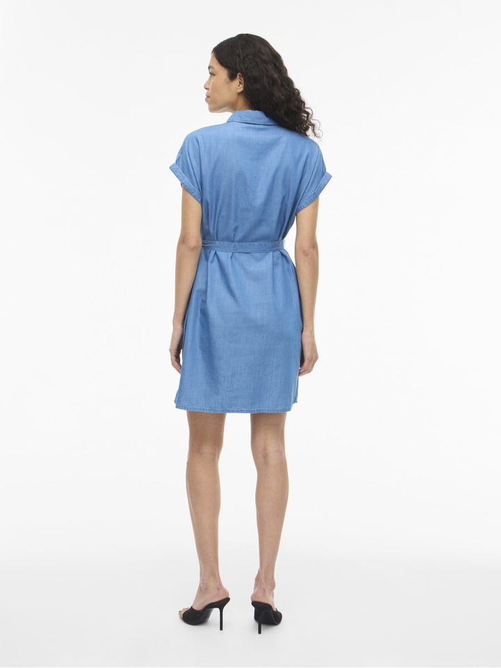 Blauw denim kleed Vinori Vila