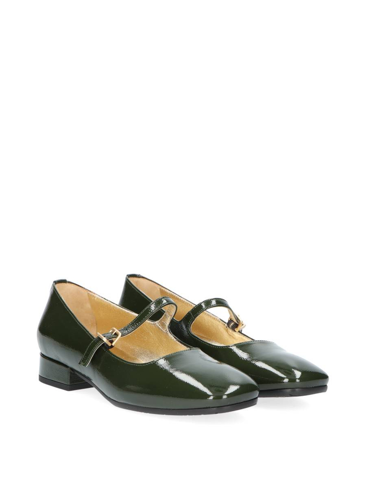 Groen naplack ballerina's Le Gazzelle