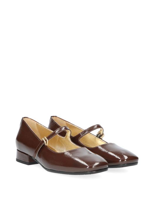 Bruin naplack ballerina's Le Gazzelle