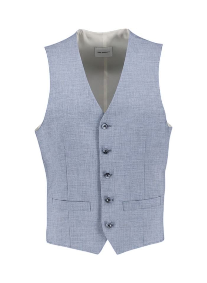 Lichtblauwe mouwloze gilet Roy Robson