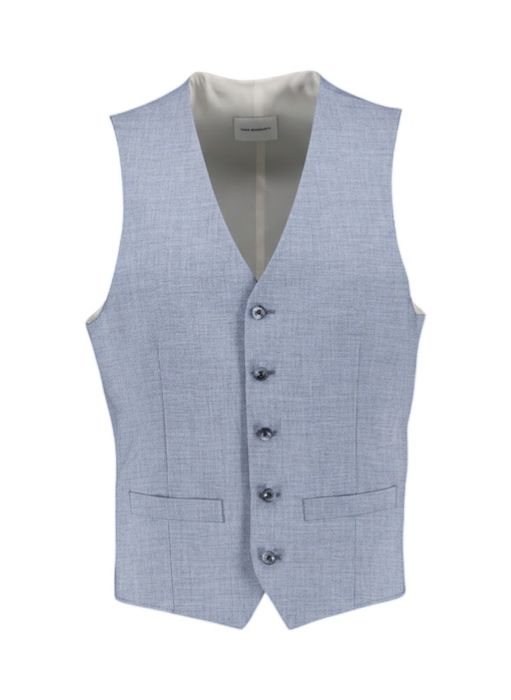 Lichtblauwe mouwloze gilet Roy Robson