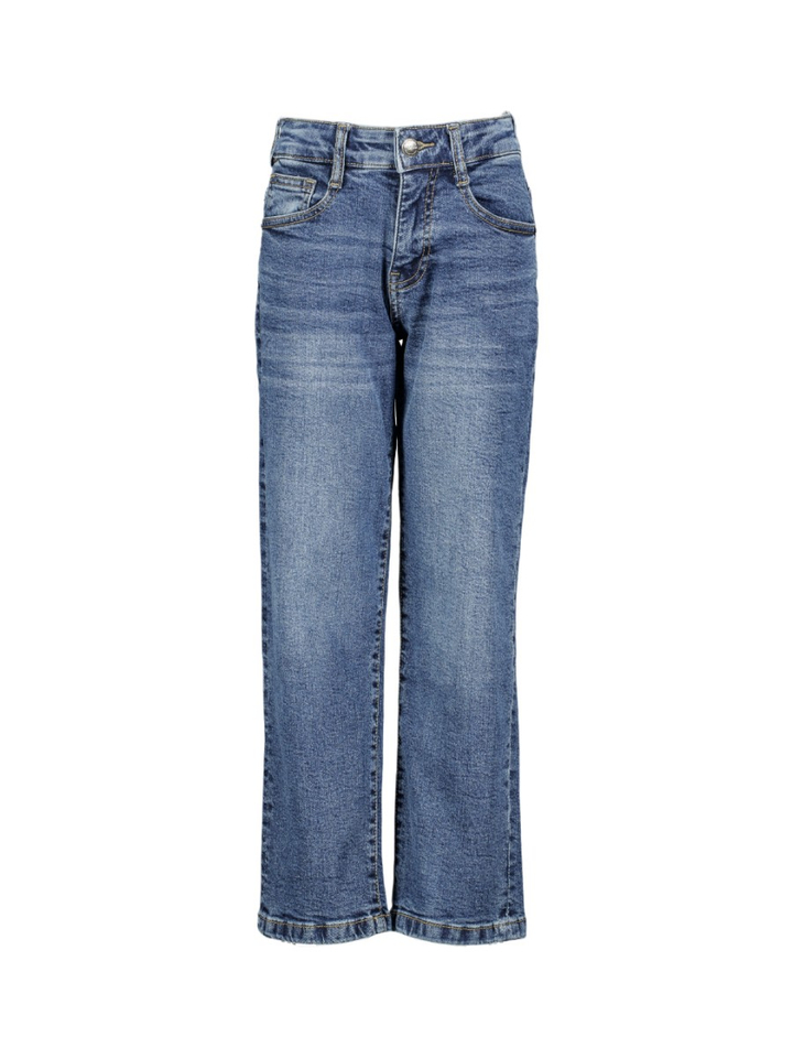 Donkerblauw jeans oversized fit Retour