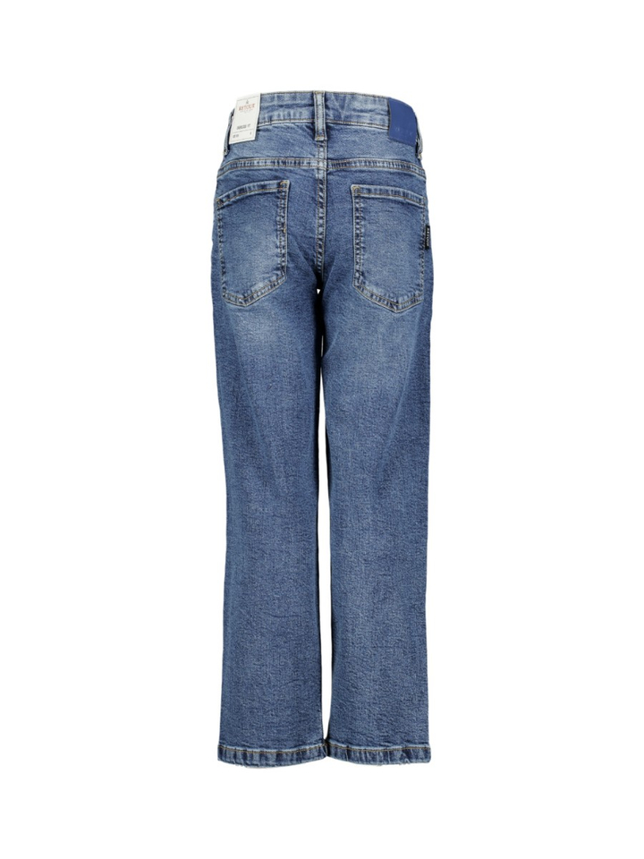 Donkerblauw jeans oversized fit Retour