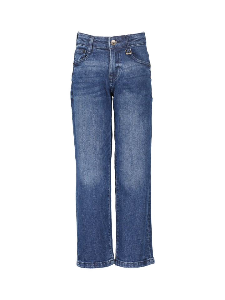 Blauwe oversized fit jeans Manuel Retour 