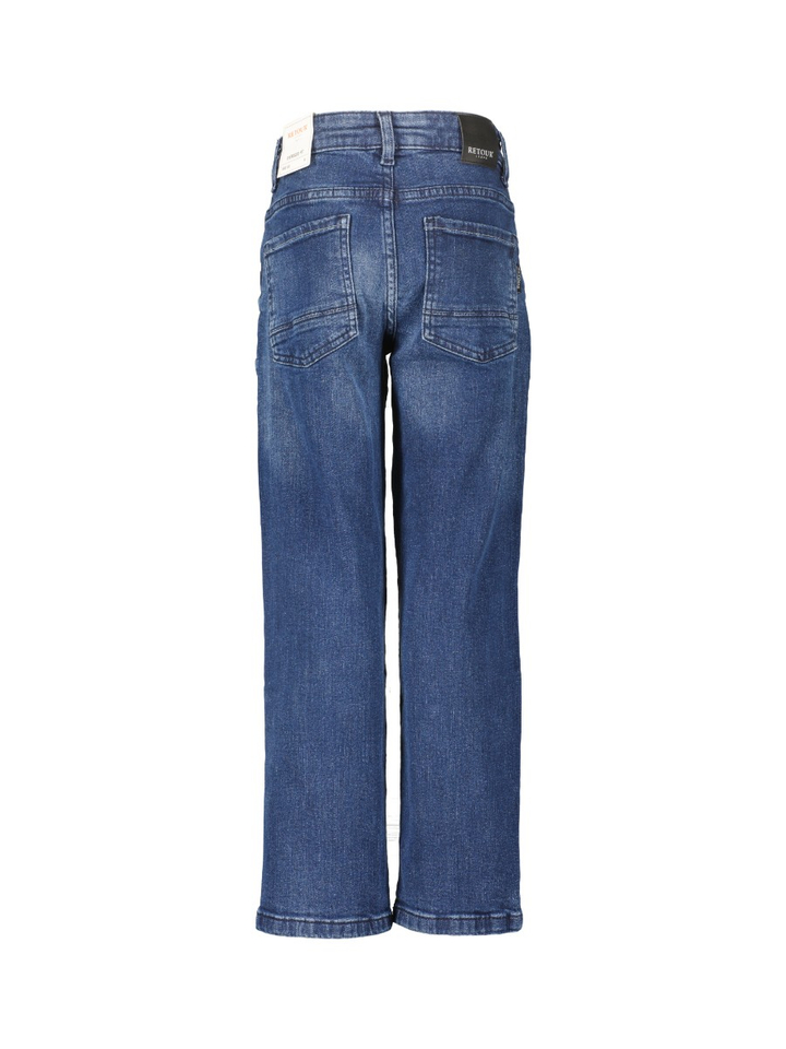 Blauwe oversized fit jeans Manuel Retour 
