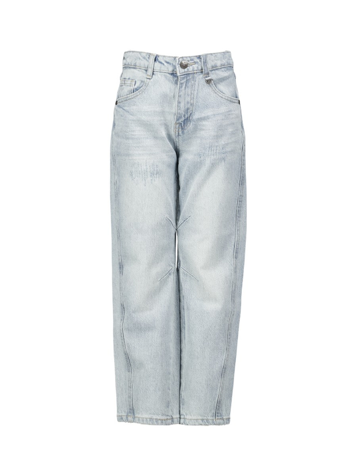 Light blue vintage straight jeans Retour 