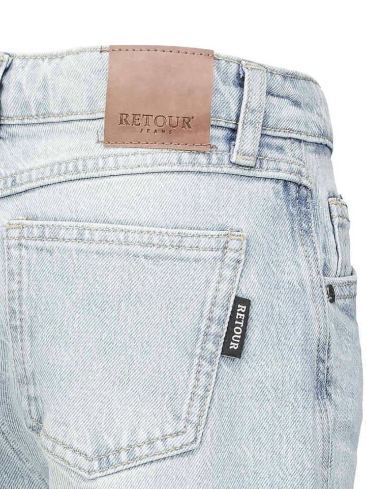 Light blue vintage straight jeans Retour 