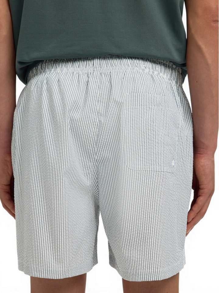 Grijze gestreepte zwemshort Selcted 