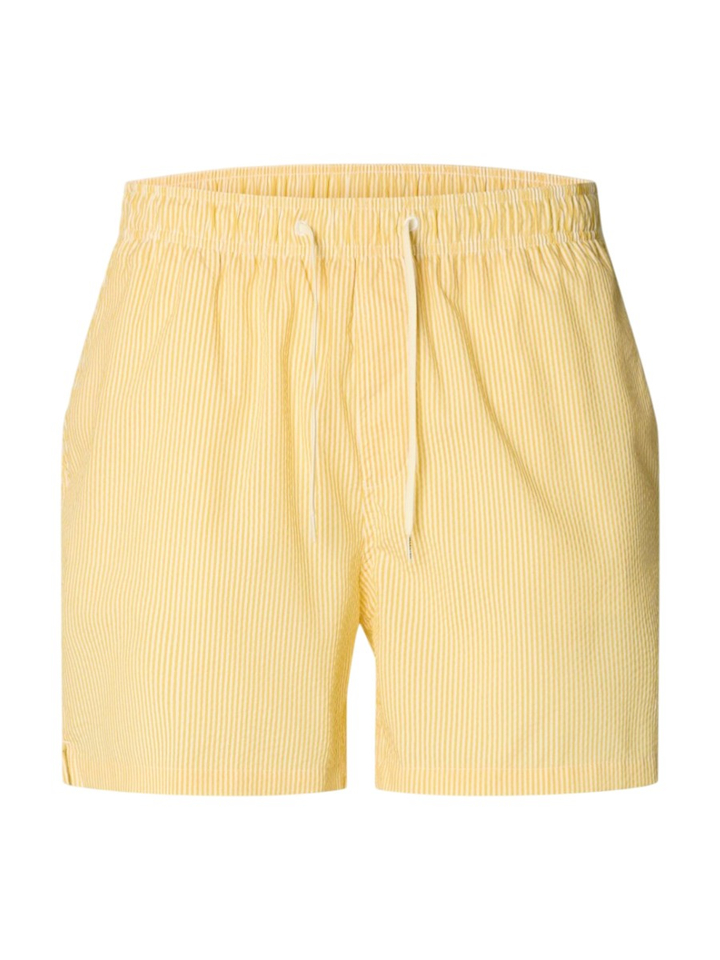 Gele gestreepte zwemshort Selected