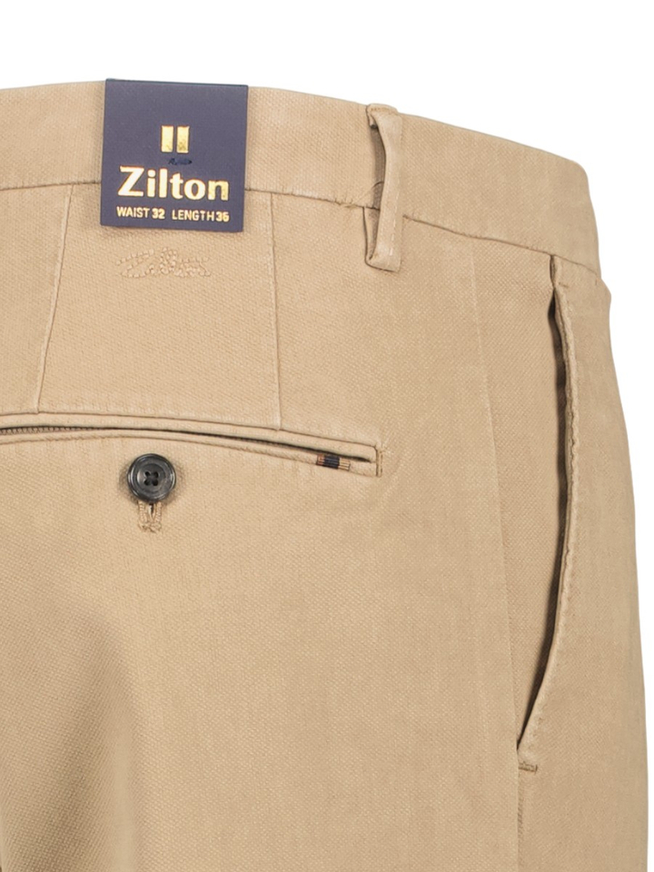 Beige geklede broek Magnus Zilton