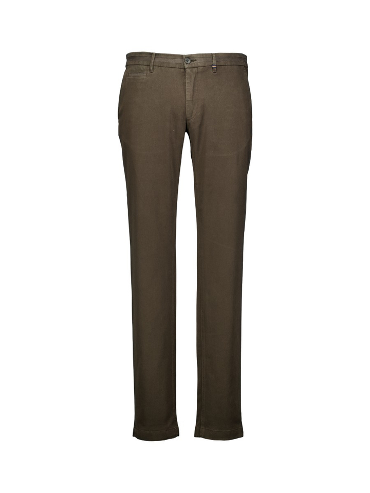 Espresso bruine lange broek Zilton 