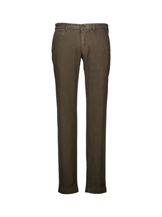 Espresso bruine lange broek Zilton
