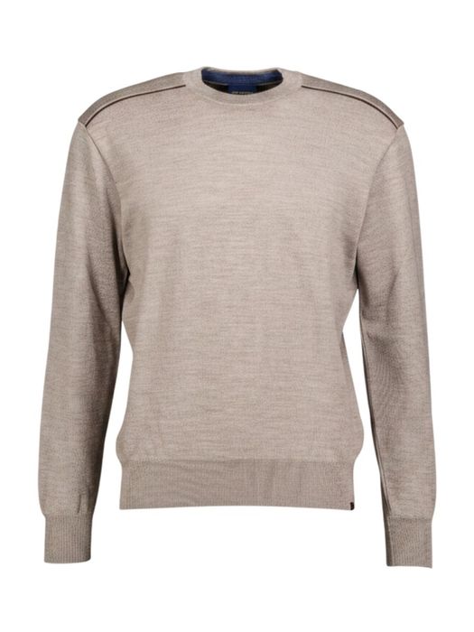 Beige trui in fijne wol Paul & Shark