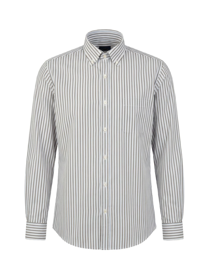 Multi-color hemd (regular fit) met strepen en lange mouwen Paul&Shark 
