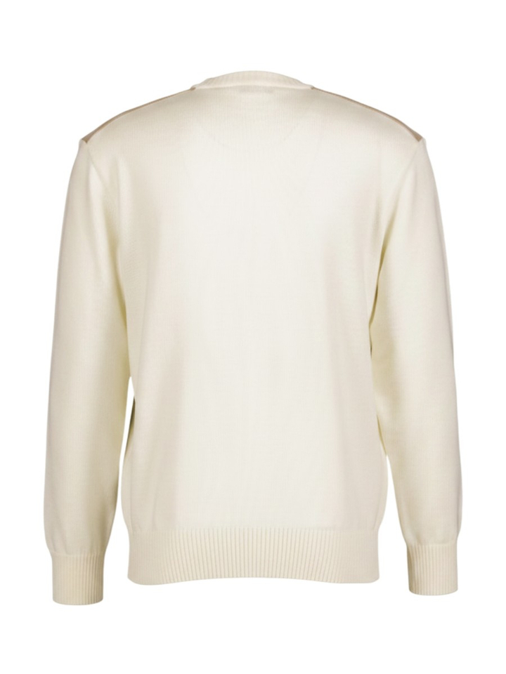 Ecrukleurige sweater met detail aan de schouders Paul&Shark