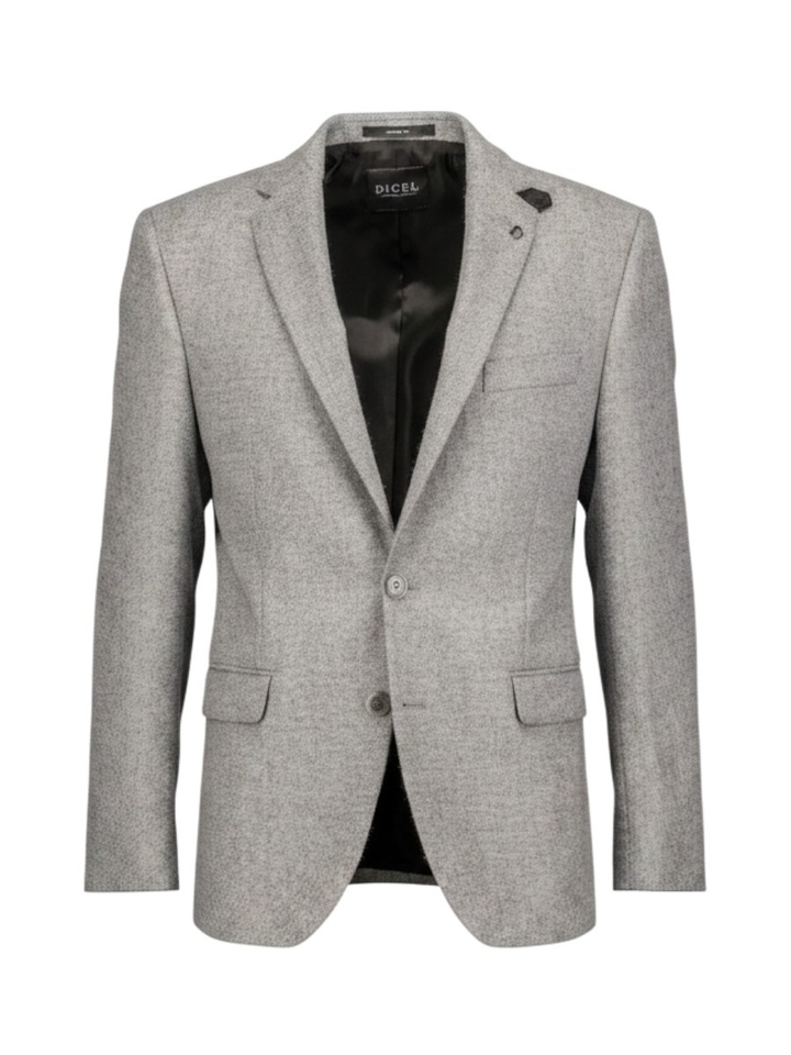 Grijze modern fit blazer Digel