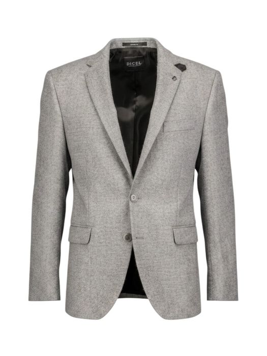 Grijze modern fit blazer Digel