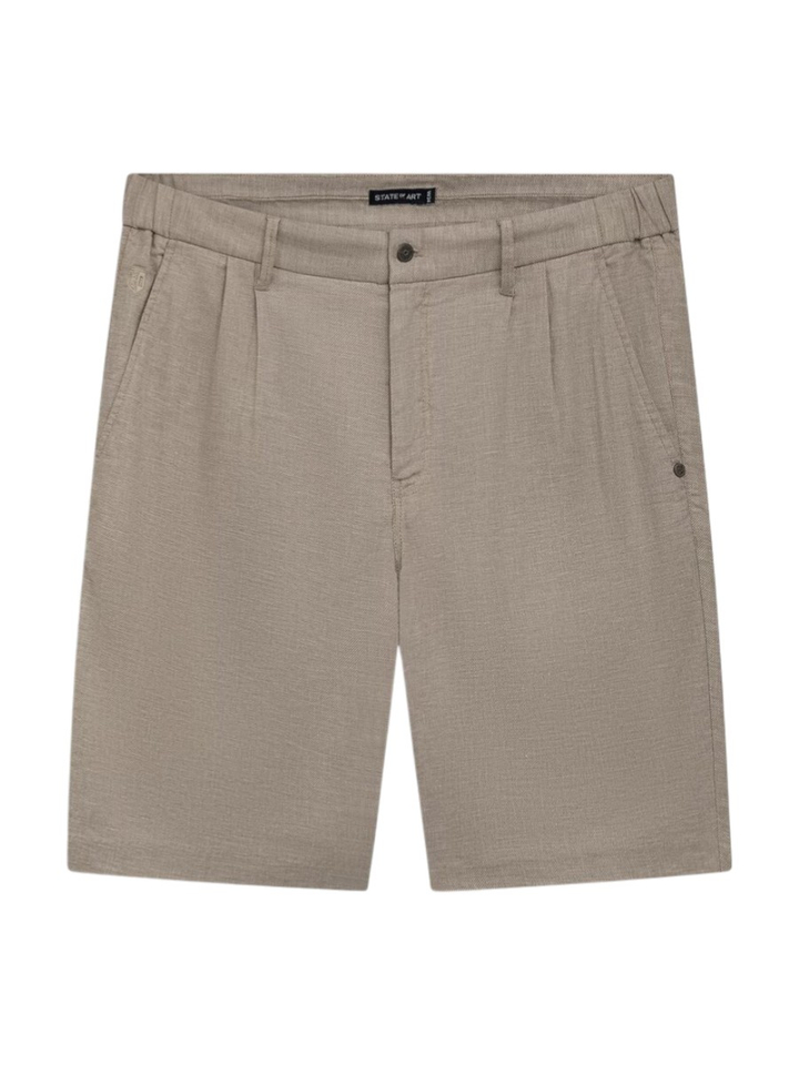 Beige linnen short State Of Art 