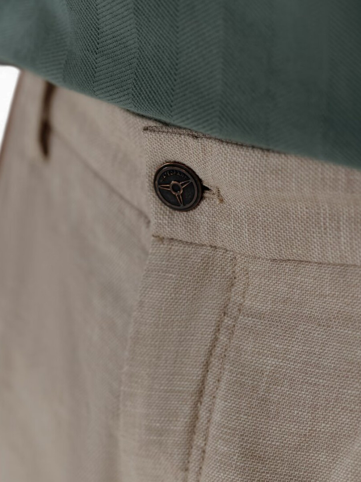 Beige linnen short State Of Art 