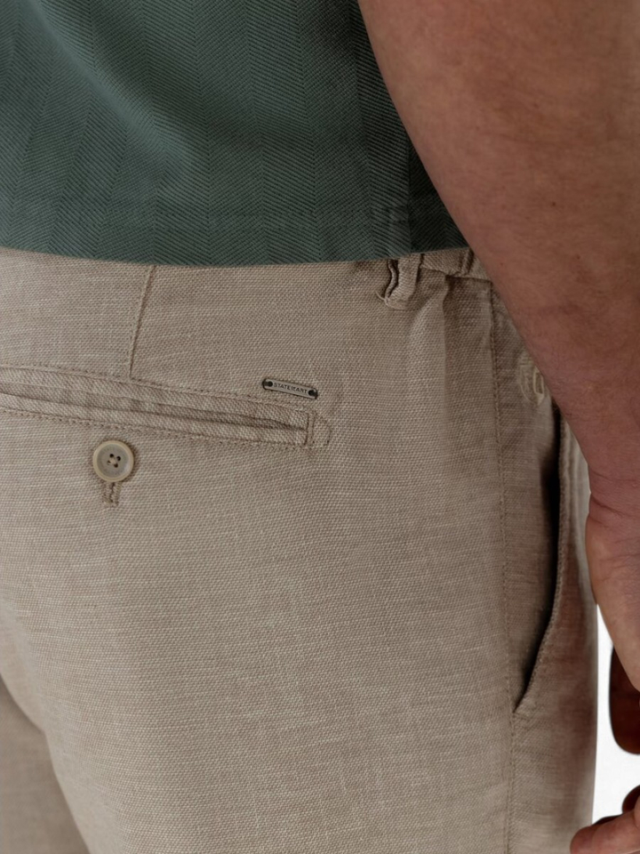 Beige linnen short State Of Art 