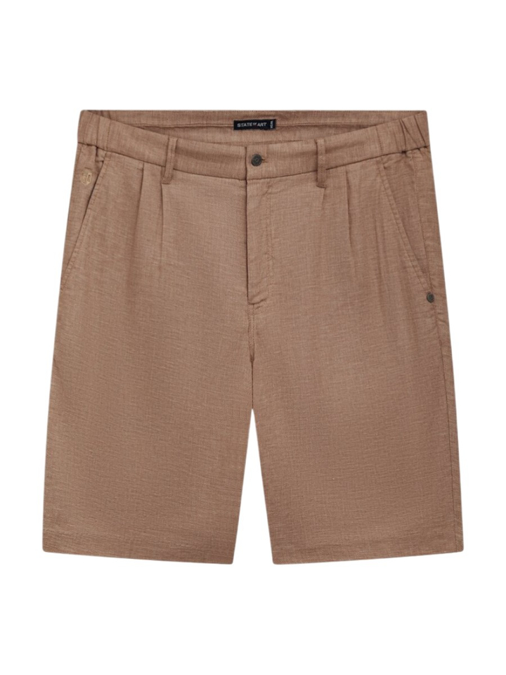 Roestkleurige linnen short State Of Art