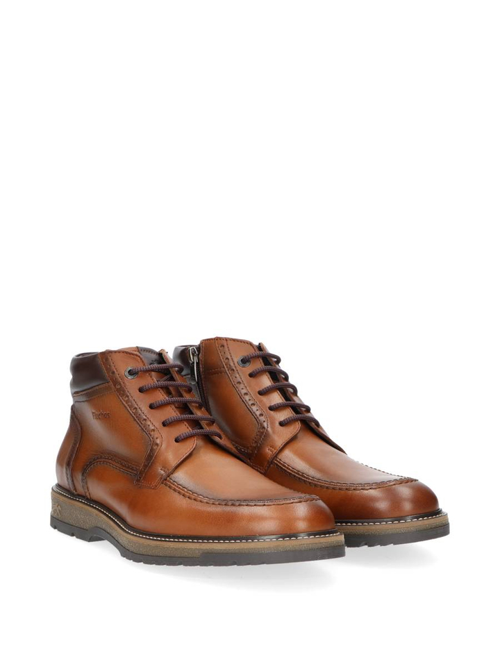 Bruine korte veterboots Fluchos