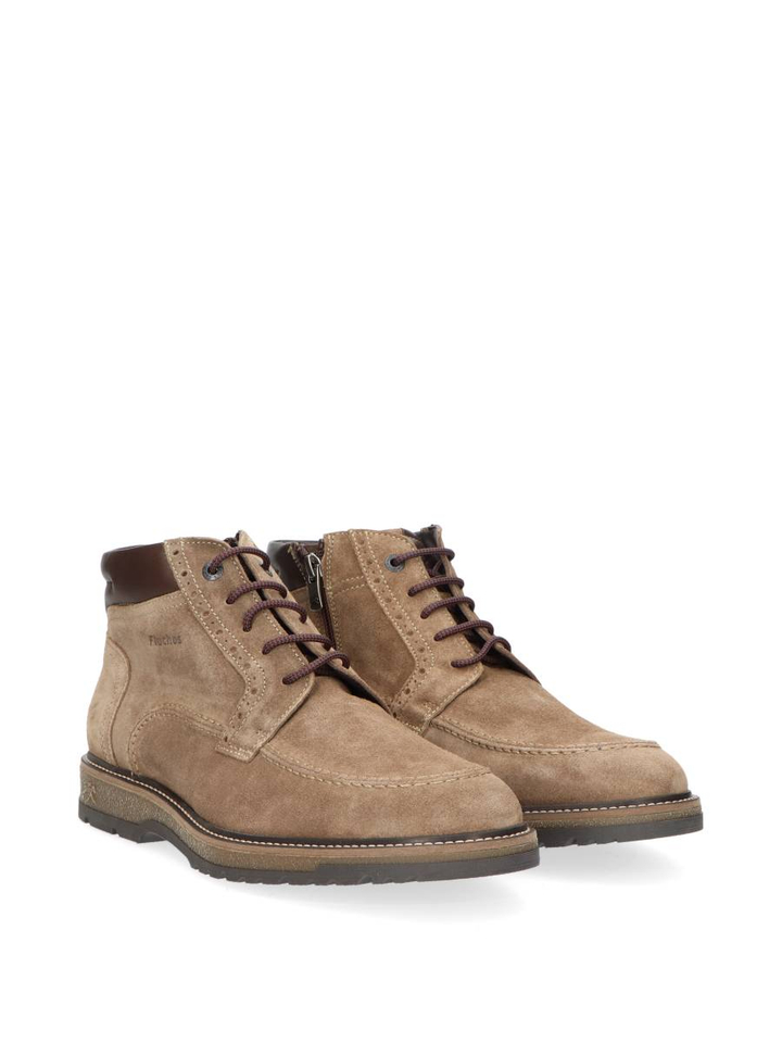 Bruine korte veterboots Fluchos