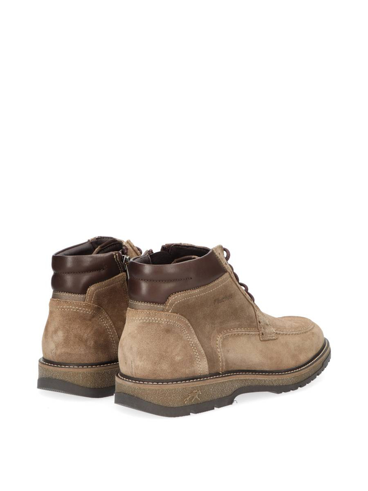 Bruine korte veterboots Fluchos