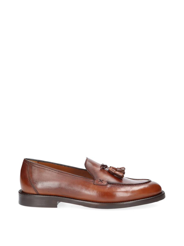 Cognac loafers Bufalo Cuoio Flecs 