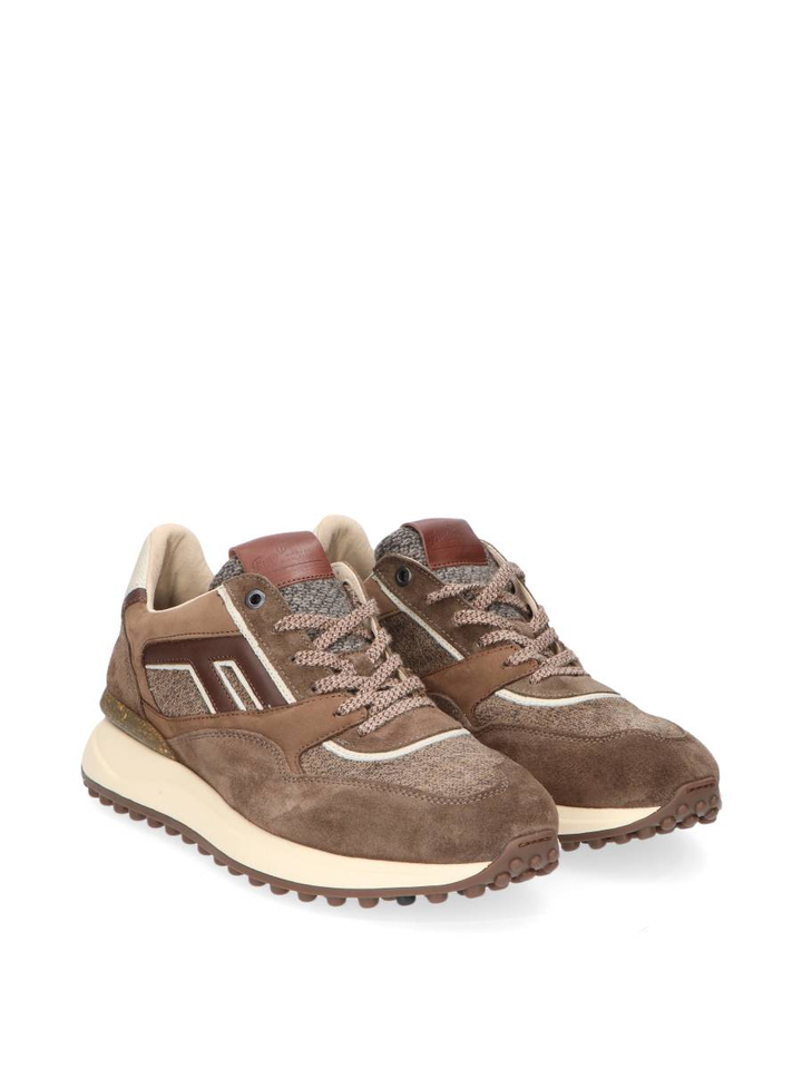 Beige lage sneakers Floris Van Bommel