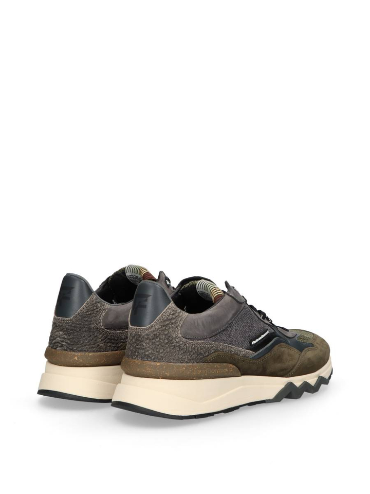 Blauw/groene lage sneakers Floris Van Bommel