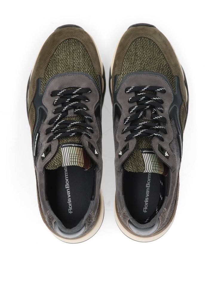 Blauw/groene lage sneakers Floris Van Bommel